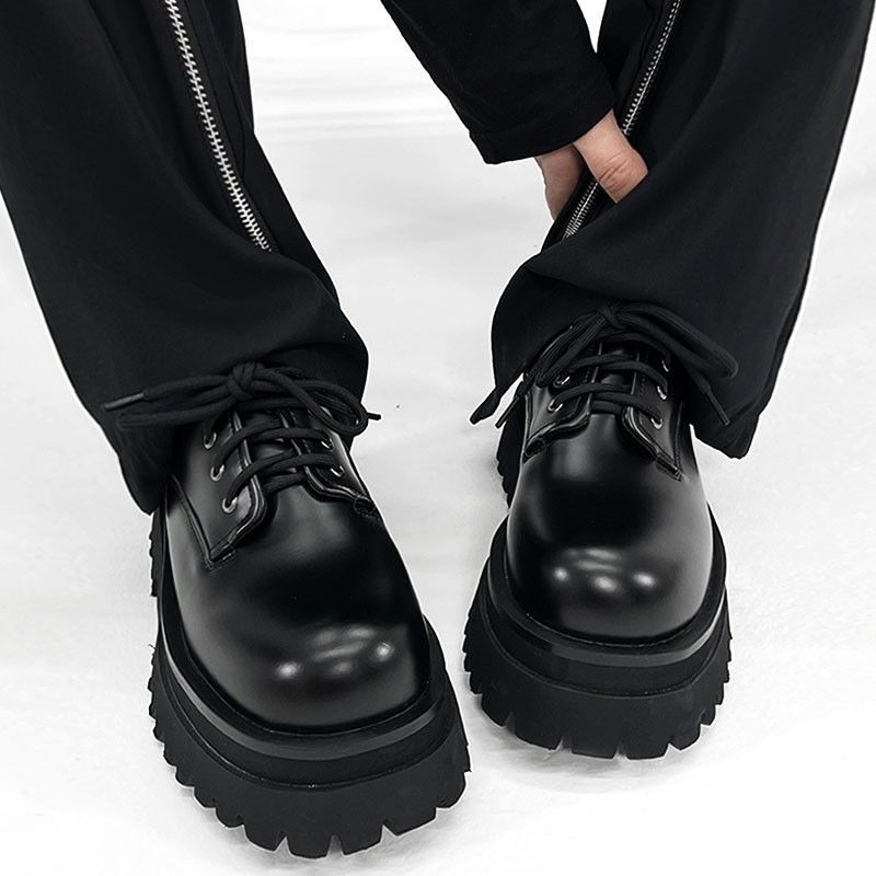 Men Shoes Louboutin - 2026 Derby Herenschoenen met dikke zool,