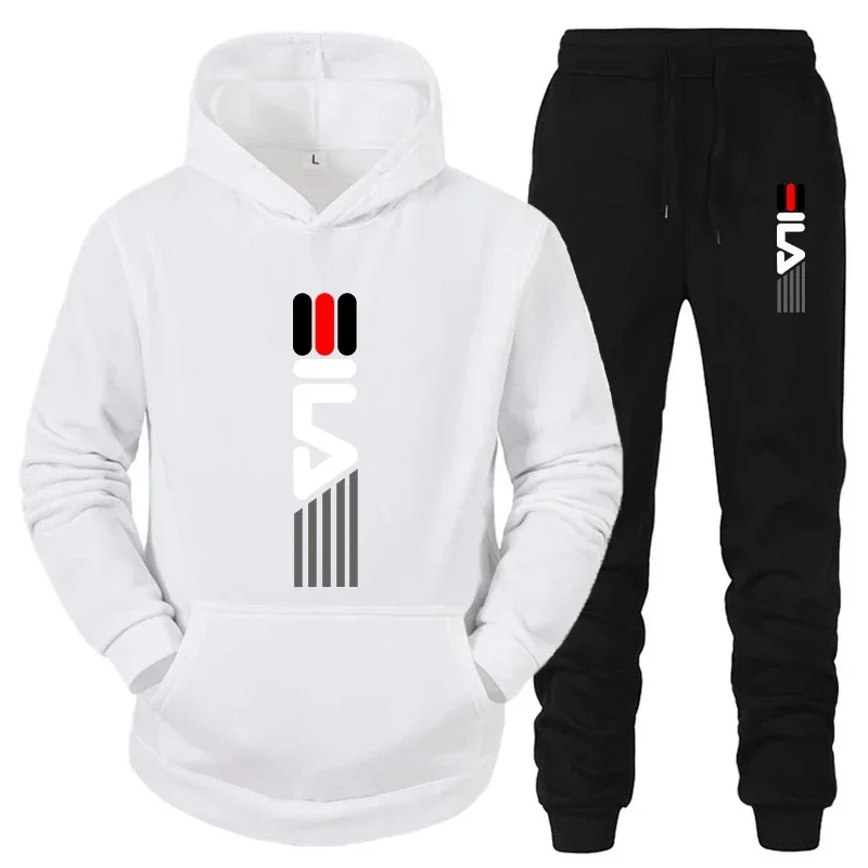 Men Shoes Joggers - Heren trainingspak met capuchon + joggingbroek