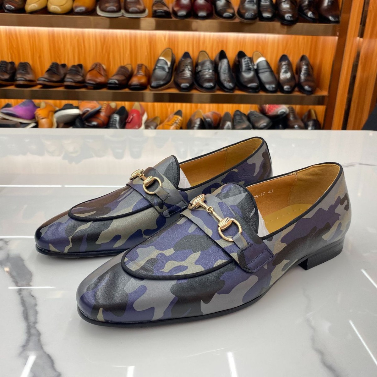 Men'S Shoes Crocs - Heren loafers van imitatieleer met paardenbitgesp,