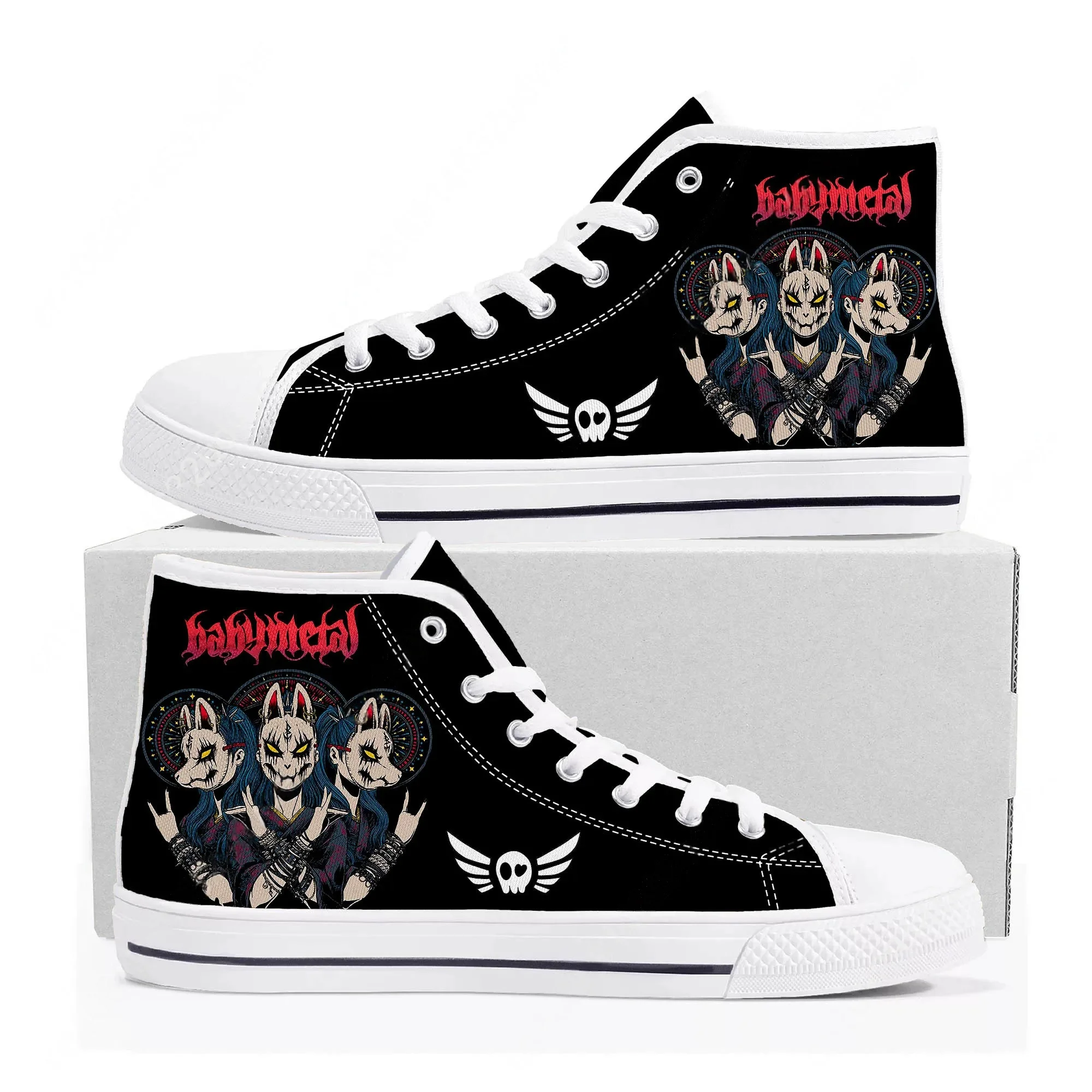 Men Shoes Japan - Babymetal Japan Band High Top Schoenen
