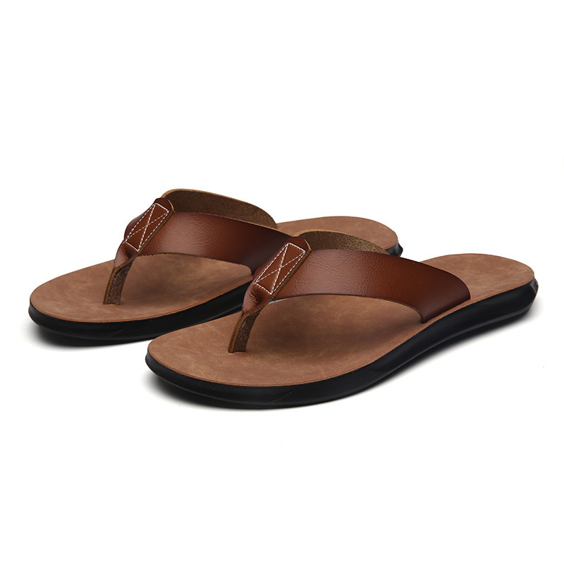 Men'S Shoes Qn - 38-47 Nieuwe Italiaanse Lederen Slippers voor