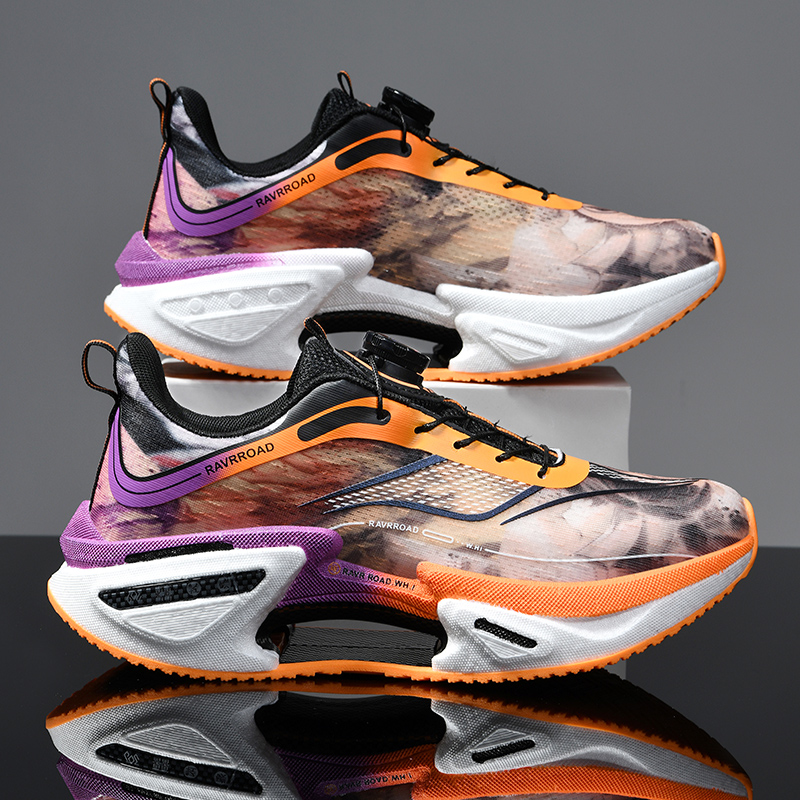 Men'S Shoes Professional - Elastische snelheidsloopschoenen voor heren, sportschoenen met