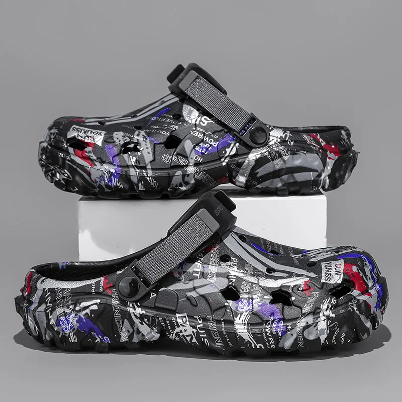 Men'S Shoes Crocs - Zomerse nieuwe herensandalen, tuinschoenen, strandslippers voor