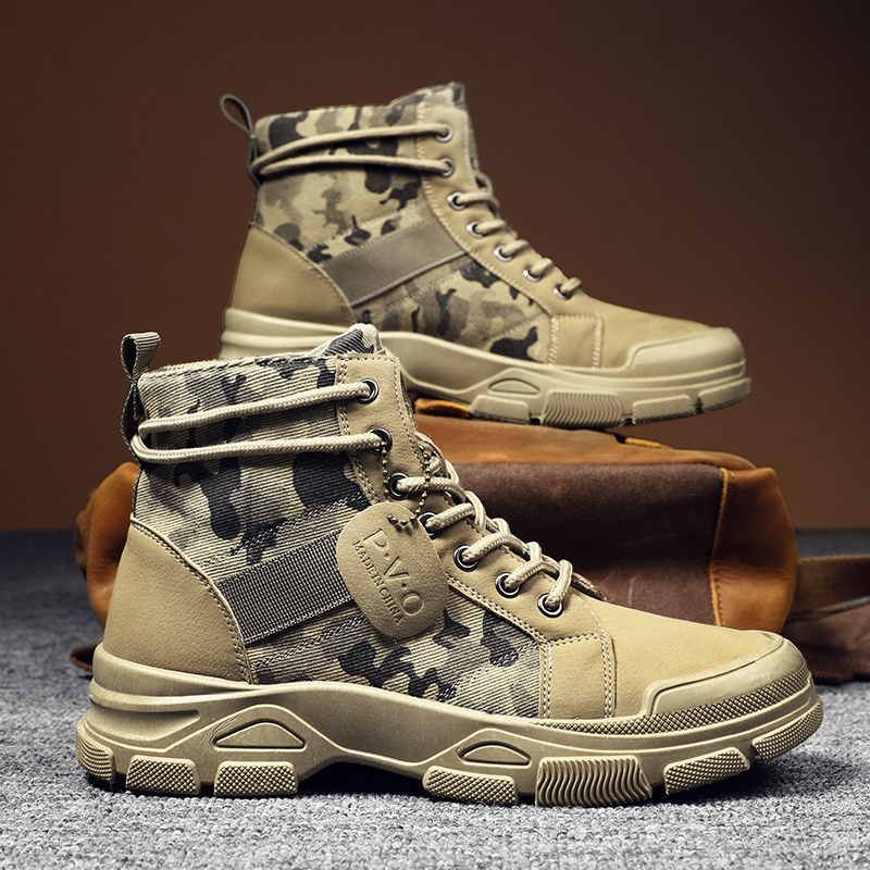 Men'S Shoes Hoka Sale - Hoge laarzen voor heren Herfst Camouflage