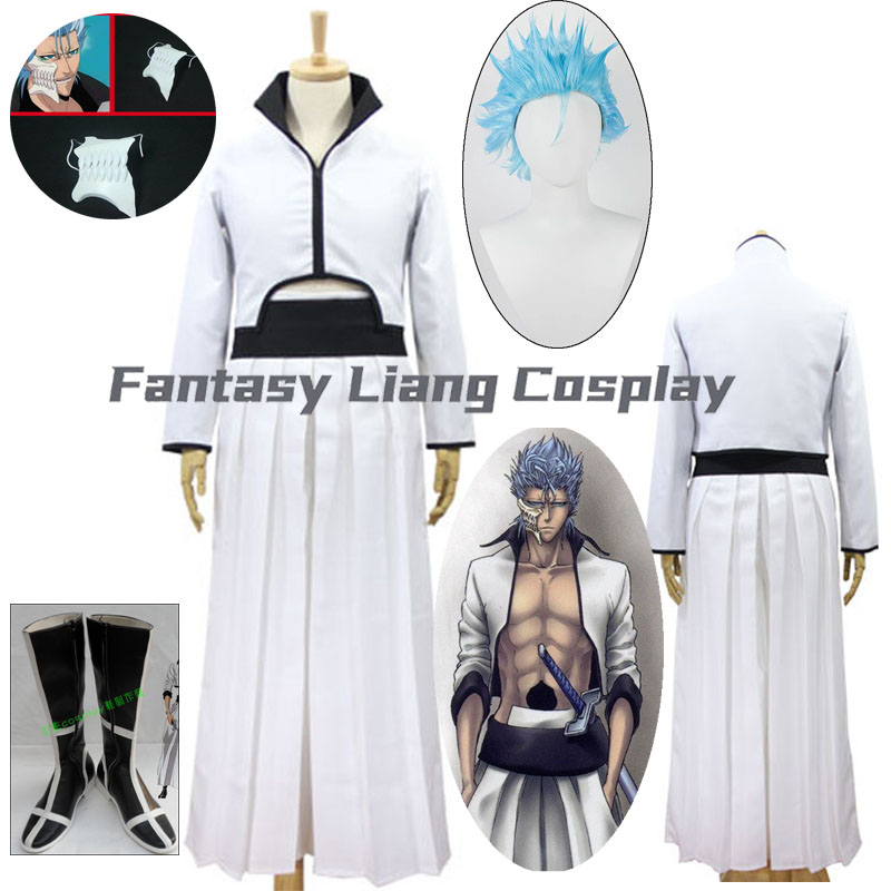 Men Shoes Japan - Anime Grimmjow Jaegerjaquez Cosplay Kostuum Pruik