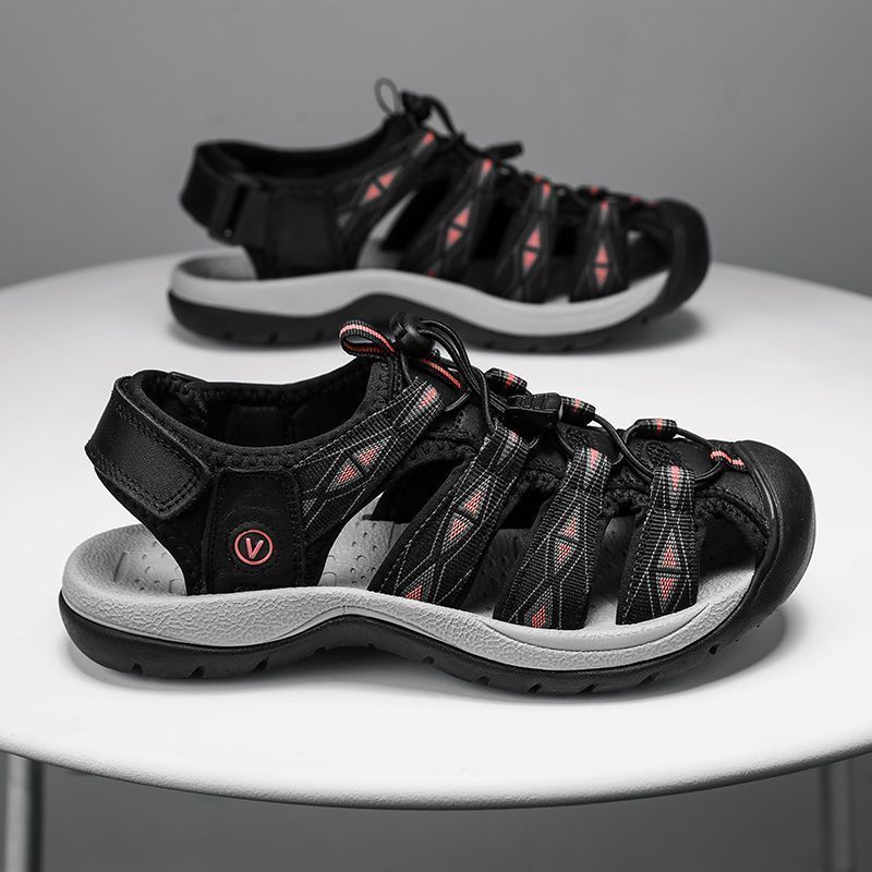 Sandal Sport Outdoor - Luxe Echt Lederen Sportsandalen voor Dames,