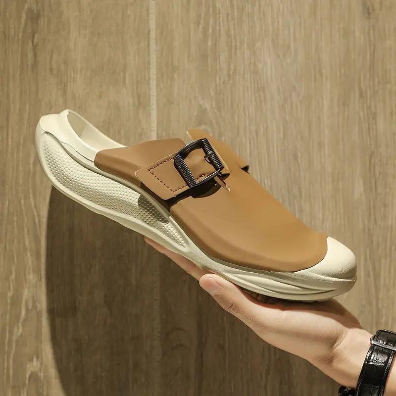 Men'S Shoes Birkenstock - Slippers Half plat Outdoor Designer Luxe