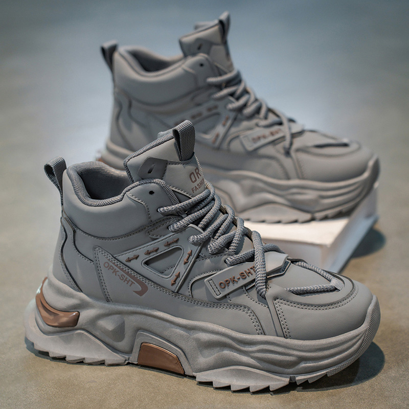 Men Shoes Running - Hoge top ademende antislip herenschoenen 2025,