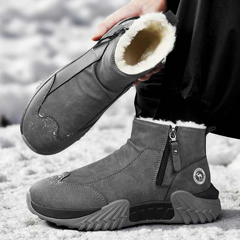 Men Shoes Running - Winter Snowboots Antislip vrijetijdsschoenen Waterdichte hoge