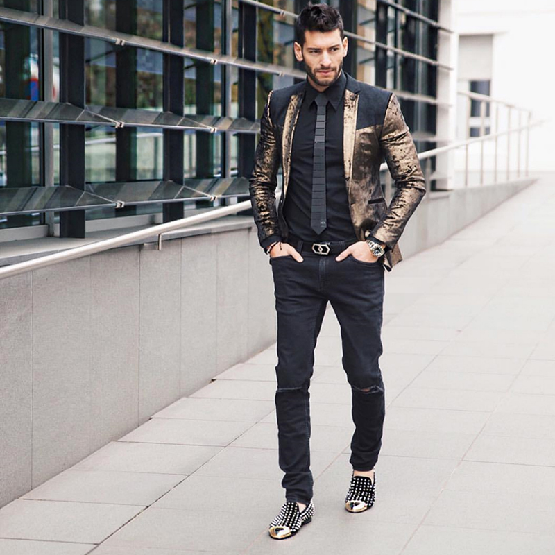 Men Shoes Louboutin - Piergitar Handgemaakte Mannen Suède Schoenen Met