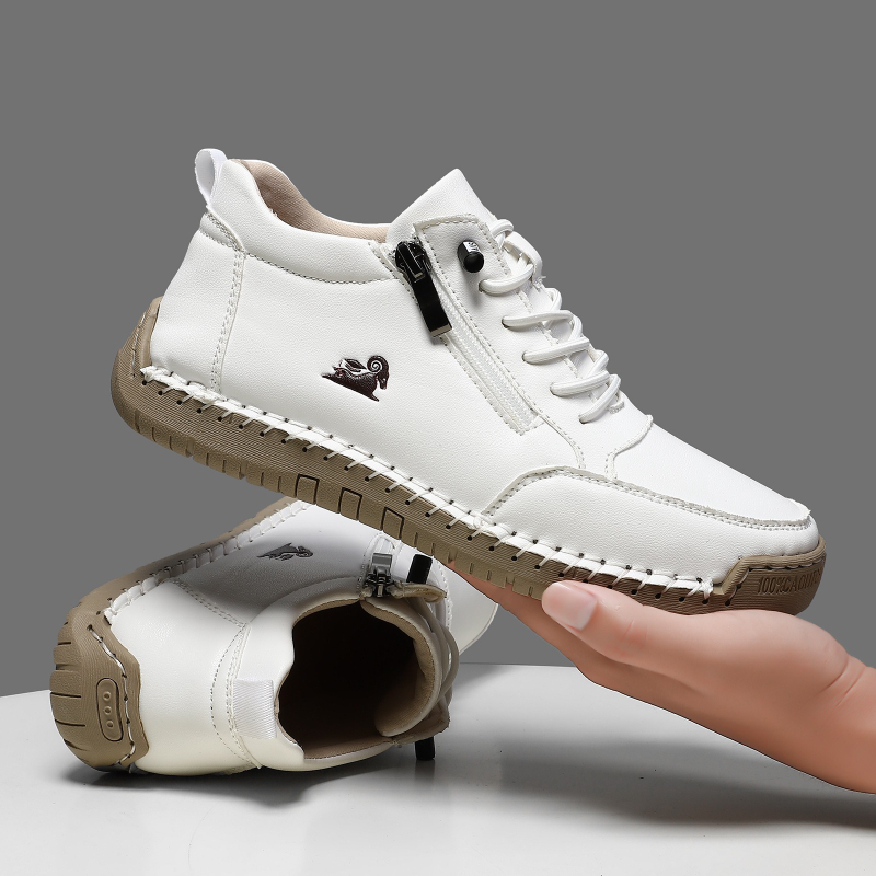 Men'S Shoes Qn - Damessneakers Handgemaakte lederen vrijetijdsschoenen Outdoor zachte