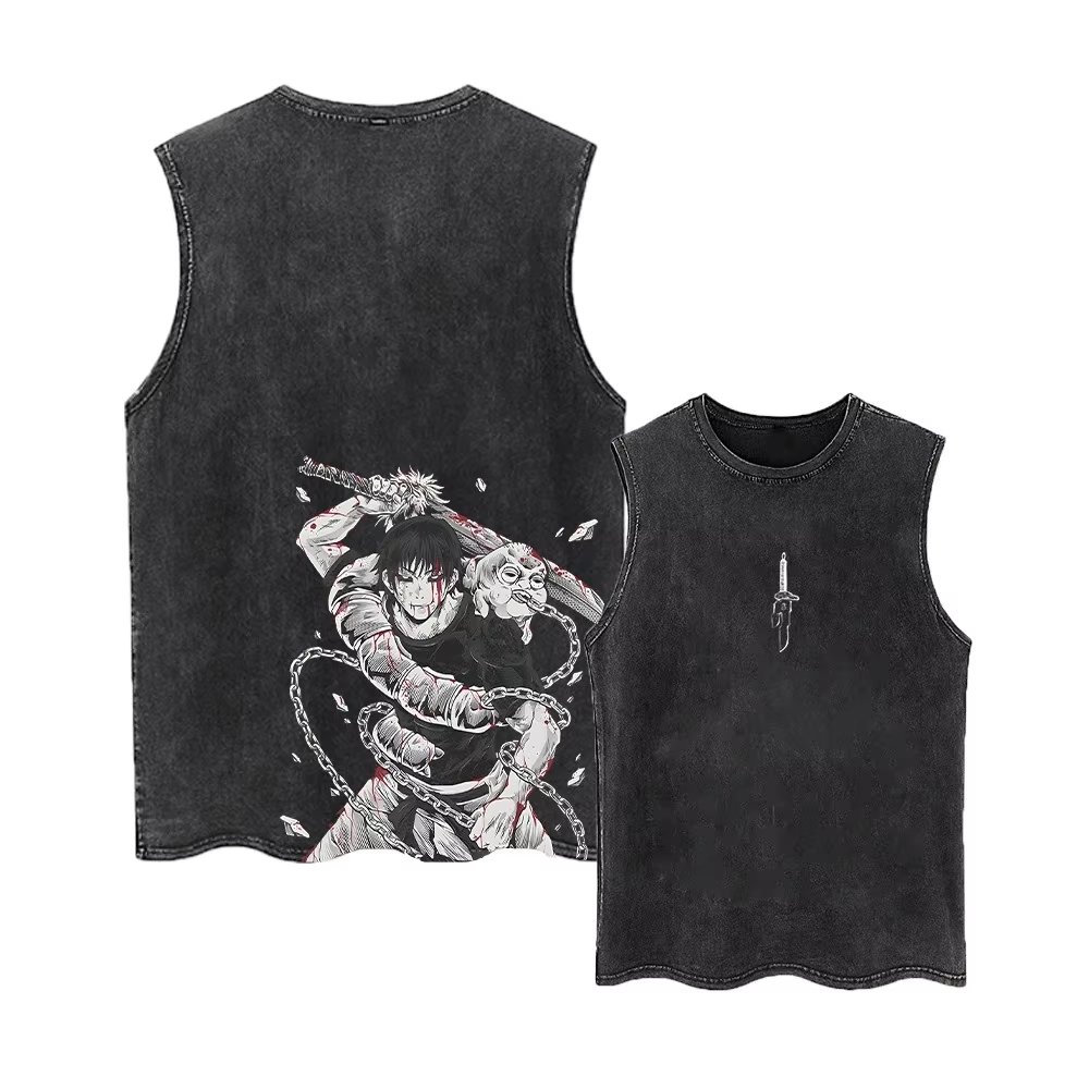 Men Shoes Japan - 2026 Jujutsu Kaisen Zomer Gym Vest