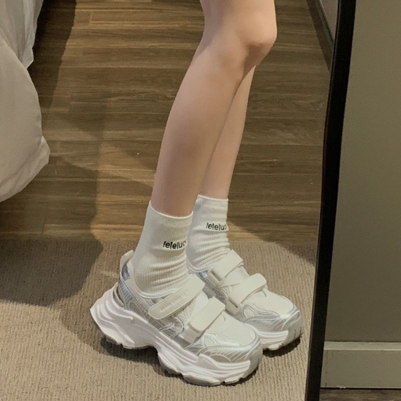 Metallic zilveren holle platfo - Sandal Sport Outdoor recensie en prijs