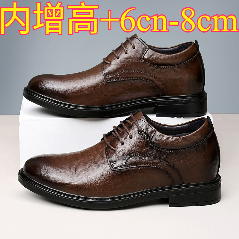 Leren casual verhogende schoen - Men'S Shoes Qn recensie en prijs