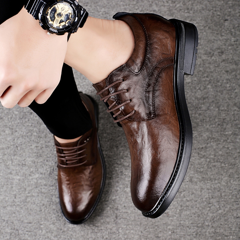 Leren casual verhogende schoen - Men'S Shoes Qn recensie en prijs